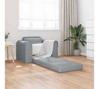 Sofá Cama Gris Claro 98 X 71 X 83 Cm Tela Vidaxl
