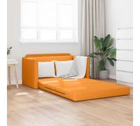 vidaXL Sofá cama Amarillo oscuro 124 x 71 x 78 cm tela