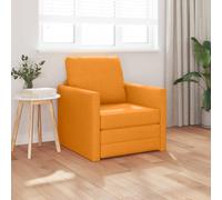 vidaXL Sofá cama Amarillo oscuro 74 x 77 x 81 cm tela