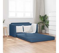 vidaXL Sofá cama Azul 124 x 71 x 78 cm tela