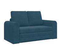 vidaXL Sofá Cama Azul 148 x 71 x 83 cm Terciopelo, Sofá-Cama Ajustable, diseño Rectangular, sofá Multifuncional, solución Elegante para la Sala de Estar, salón para huéspedes Que Ahorra Espacio