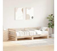 vidaXL Sofá cama con cama nido sin colchón 80x200 cm