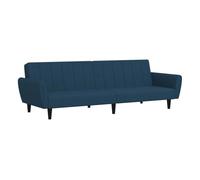 vidaXL Sofá cama de 2 plazas terciopelo azul
