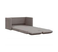 vidaXL Sofá cama de suelo 2 en 1 tela gris taupe 112x174x55 cm