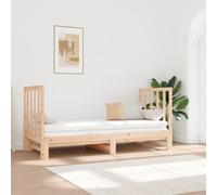 vidaXL Sofá cama extraíble sin colchón 2x(90x190) cm