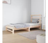 vidaXL Sofá cama extraíble sin colchón 2x(90x190) cm