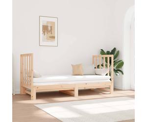 vidaXL Sofá cama extraíble sin colchón 2x(90x190) cm