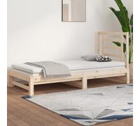 vidaXL Sofá cama extraíble sin colchón 2x(90x200) cm
