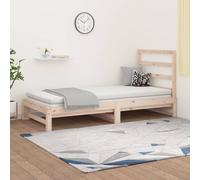 vidaXL Sofá cama extraíble sin colchón 2x(90x200) cm