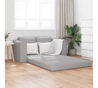 vidaXL Sofá cama Gris Nube 148×71×83 cm Tela, moderno, versátil y compacto