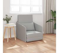 vidaXL Sofá cama Gris Nube 65 x 80 x 83 cm tela