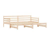 vidaXL Sofá cama nido madera maciza de pino 90x200 cm