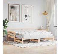 vidaXL Sofá cama nido madera maciza de pino 90x200 cm
