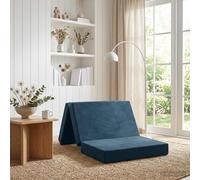 vidaXL Sofá Cama Plegable 100 x 67 x 45 cm Azul