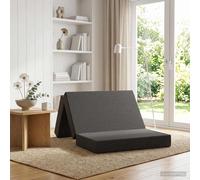 vidaXL Sofá Cama Plegable 100 x 67 x 45 cm Gris oscuro