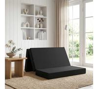 vidaXL Sofá Cama Plegable 120 x 67 x 45 cm Negro