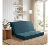 vidaXL Sofá Cama Plegable 160 x 67 x 45 cm Azul