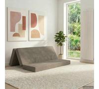 vidaXL Sofá Cama Plegable 160 x 67 x 45 cm Gris Claro