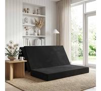 vidaXL Sofá Cama Plegable 160 x 67 x 45 cm Negro