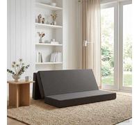 vidaXL Sofá Cama Plegable 180 x 67 x 45 cm Gris oscuro
