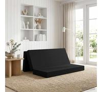 vidaXL Sofá Cama Plegable 180 x 67 x 45 cm Negro