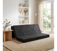 vidaXL Sofá Cama Plegable 180 x 67 x 45 cm Negro