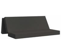 vidaXL Sofá cama plegable, 200 x 67 x 45 cm, gris oscuro