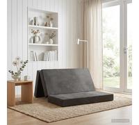 vidaXL Sofá Cama Plegable 200 x 67 x 45cm Gris Claro