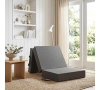 vidaXL Sofá Cama Plegable 75 x 67 x 45 cm Gris Claro