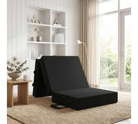 vidaXL Sofá Cama Plegable 75 x 67 x 45 cm Negro
