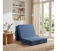vidaXL Sofá Cama Plegable 90 x 63 x 45 cm Azul