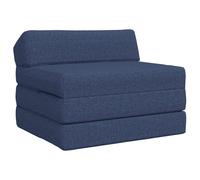 vidaXL Sofá Cama Plegable Azul 200 x 70 x 10 cm Tela