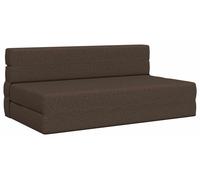 vidaXL Sofá cama plegable, color taupé, 152 x 86,5 x 60 cm, tapizado en tela
