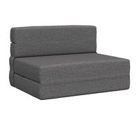 vidaXL Sofá Cama Plegable Gris Claro 70 x 80 x 60 cm Tela