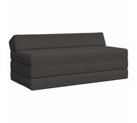vidaXL Sofá Cama Plegable Gris oscuro 120 x 60 x 49 cm Tela
