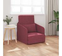 vidaXL Sofá cama Rojo vino 65 x 80 x 83 cm tela