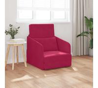 vidaXL Sofá cama Rojo vino 65 x 80 x 83 cm Terciopelo