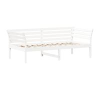 vidaXL Sofá Cama sin colchón Madera Maciza de Pino Blanco 90x190 cm