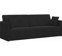 vidaXL Sofá-cama tipo futón, color , 213 x 70 x 77 cm, tapizado en terciopelo