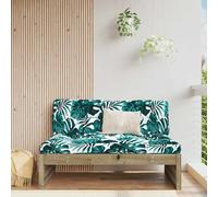 vidaXL Sofá central madera de pino impregnada 120x80 cm