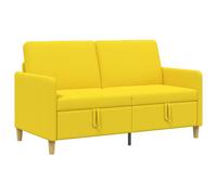 vidaXL Sofá con almacenamiento 152 x 78 x 87 cm Poliéster Multicolor Amarillo claro