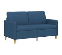 vidaXL Sofá con almacenamiento 152 x 78 x 87 cm Poliéster Multicolor Azul