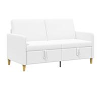 vidaXL Sofá con almacenamiento 152 x 78 x 87 cm Poliéster Multicolor Blanco