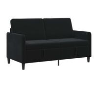 vidaXL Sofá con almacenamiento 152 x 78 x 87 cm Poliéster Multicolor Negro