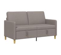 vidaXL Sofá con almacenamiento 152 x 78 x 87 cm Poliéster Multicolor Topo