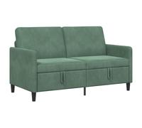 vidaXL Sofá con almacenamiento 152 x 78 x 87 cm Poliéster Multicolor Verde mar