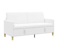 vidaXL Sofá con almacenamiento 172 x 78 x 87 cm Poliéster Multicolor Blanco