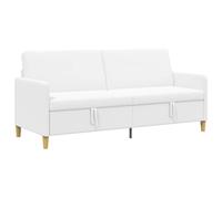 vidaXL Sofá con almacenamiento 192 x 78 x 87 cm Poliéster Multicolor Blanco