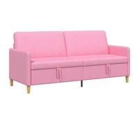 vidaXL Sofá con almacenamiento 192 x 78 x 87 cm Poliéster Multicolor Rosa