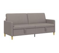 vidaXL Sofá con almacenamiento 192 x 78 x 87 cm Poliéster Multicolor Topo